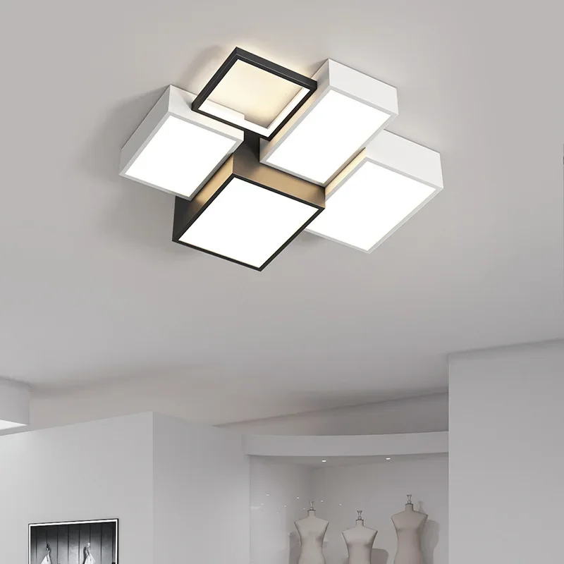 

GHJUYIOL The main light in the living room is simple, modern, atmospheric, and luxurious. The LED ceiling light has a creative n