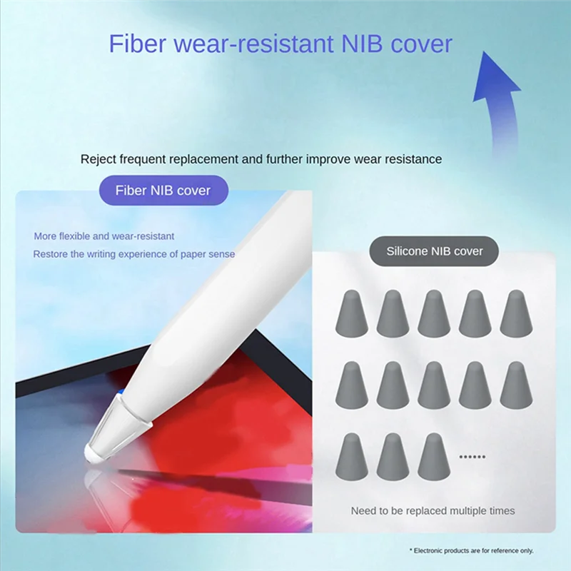 For  Pencil 1/2Nd Huawei 10Pcs Silicone Replacement Pencil Tips Cover Touchscreen Stylus Pen Case Nib