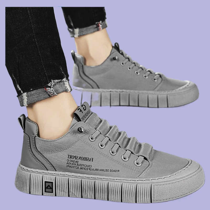 

Outdoor Sneakers Male Breathable Footwear Tenis Hombres Green Mens Casual Ice Silk Canvas Shoes for Men Walking