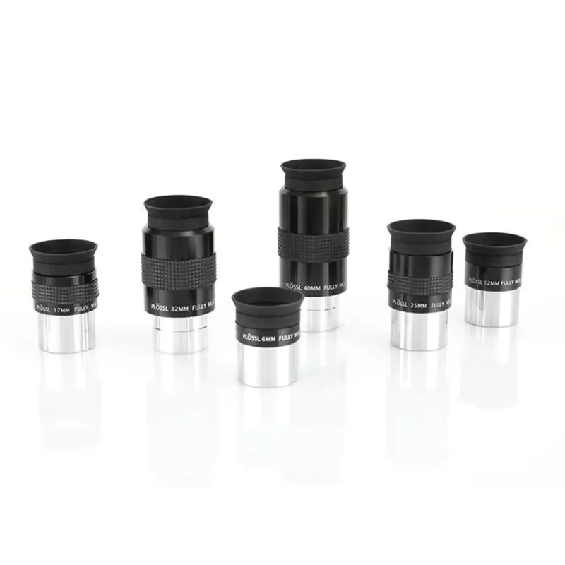 1.25'' Super Plossl Eyepiece SPL Fully Multi-coated HD Green Film for Astronomical Telescopes 6/12/17/25/32/40mm