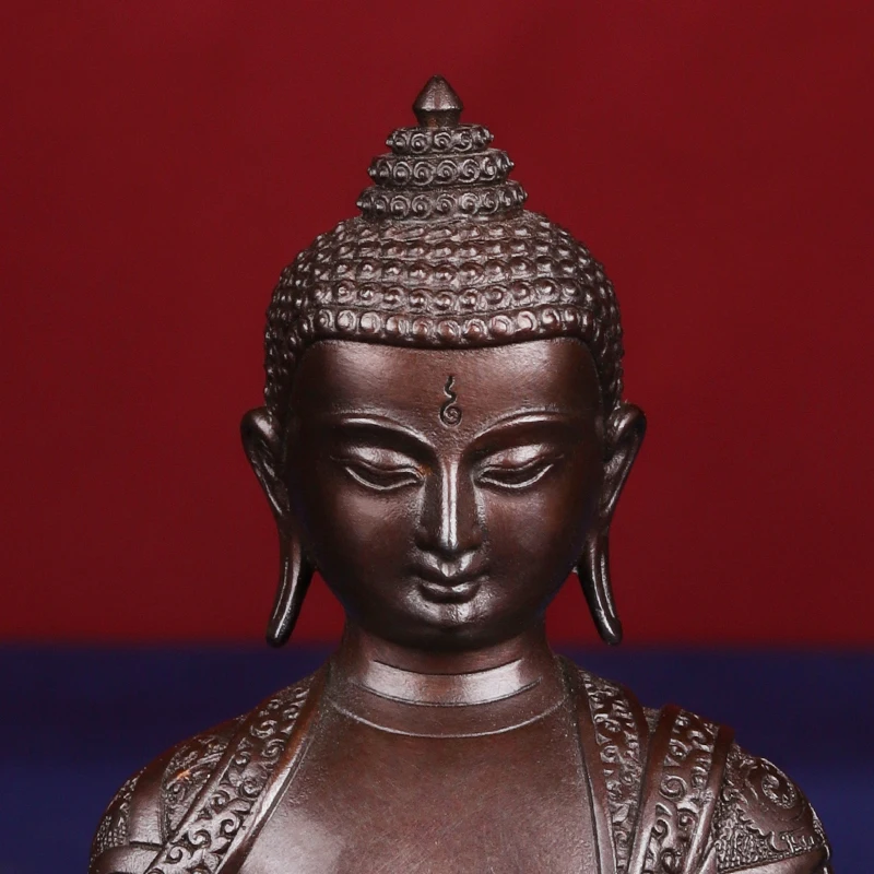 Motionless statue ornament pure copper mini statue with Tibetan Tantra 3 inch 5 inch 7 inch copper Buddha s