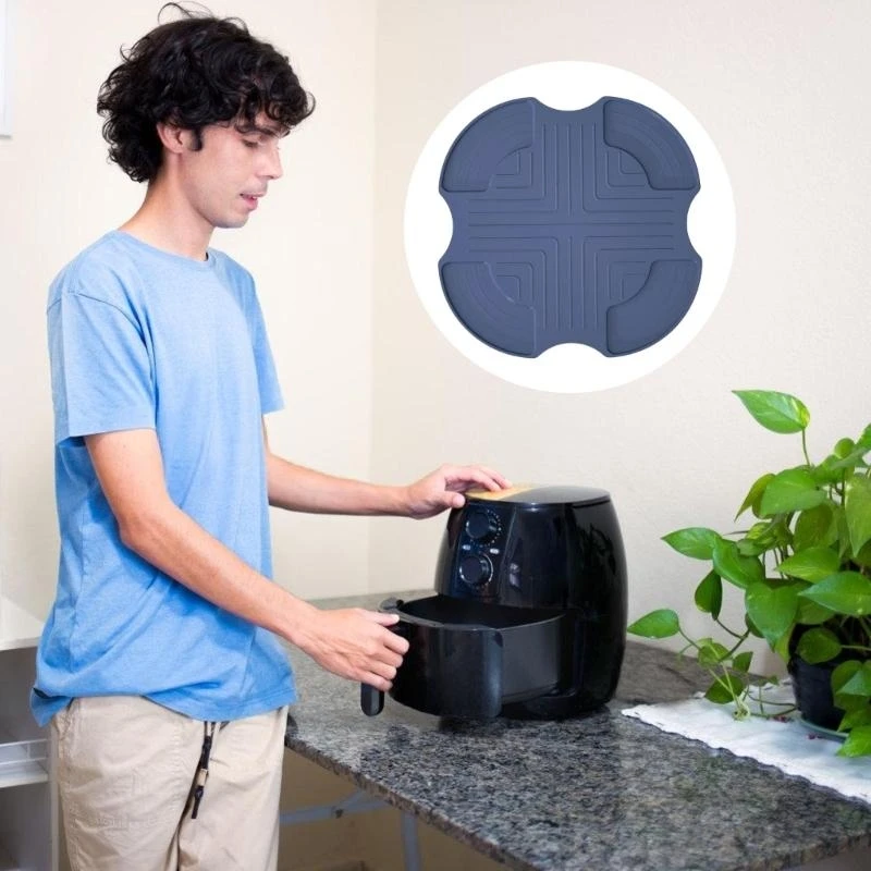 درجات حرارة عالية مقاومة السيليكون إدراج لمقليه الهوائية حصيرة الخبز الميكروويف