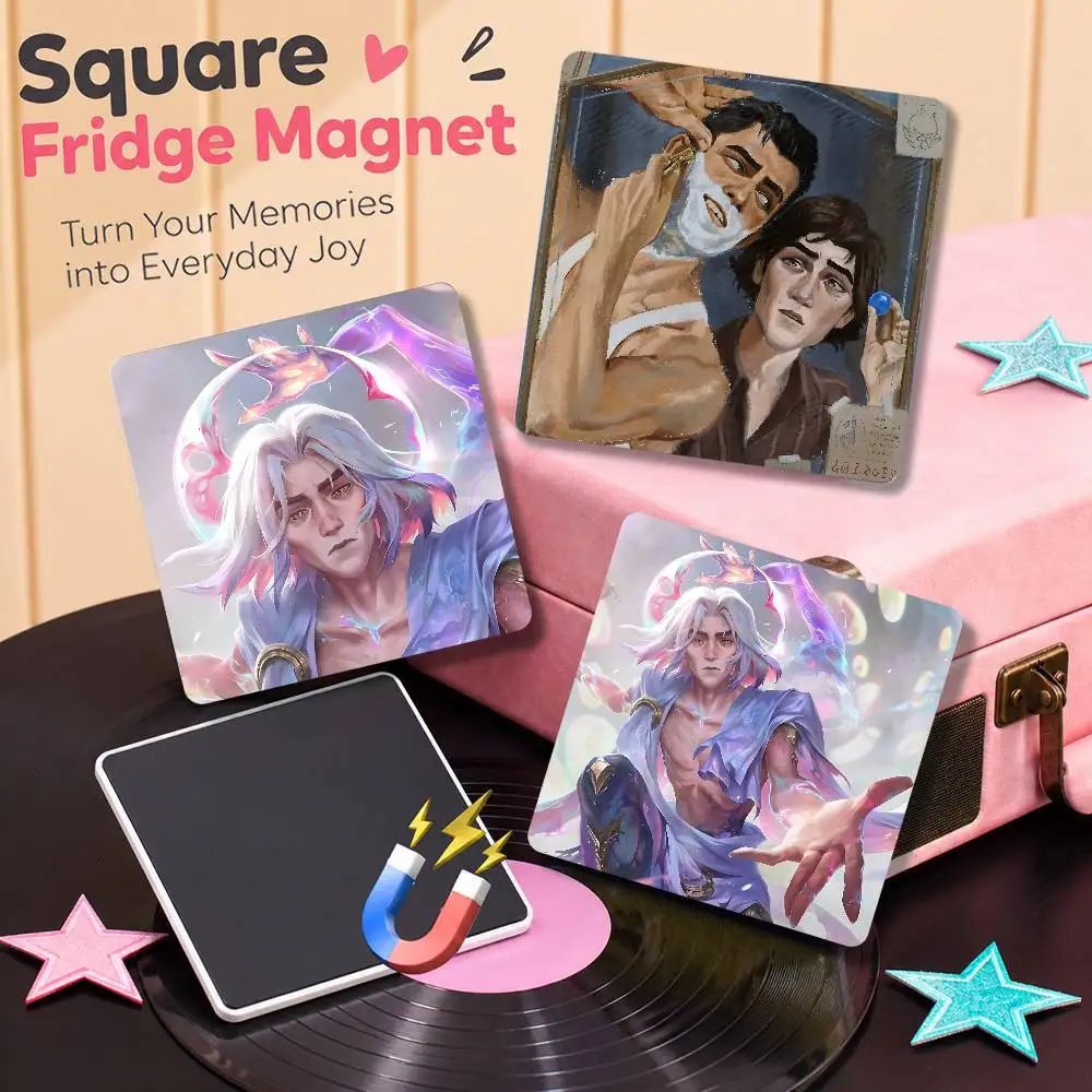 FOR Arcane JayVik New PVC Fridge Magnetic Refrigerator Magnets Personality Decorations Creative Gifts