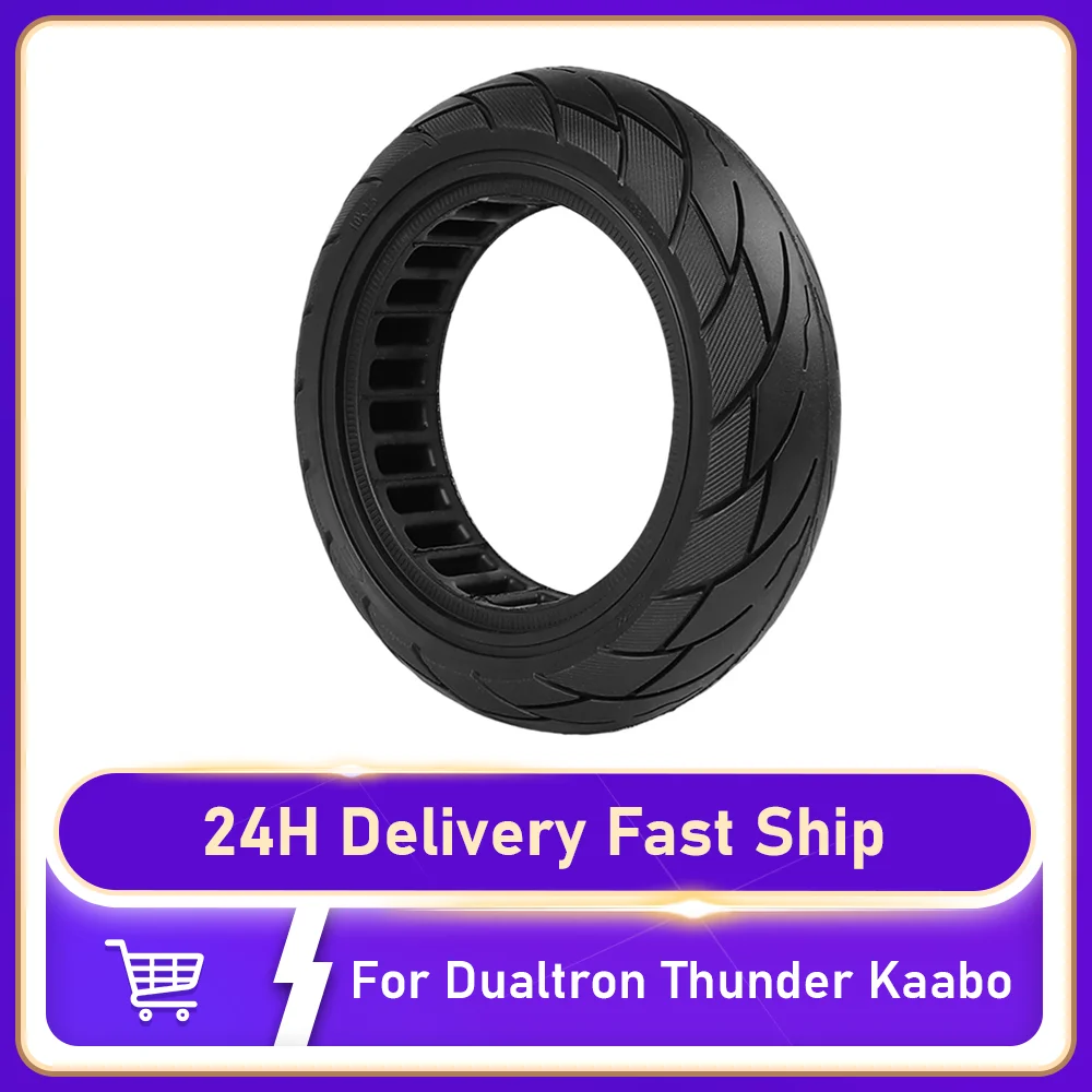 90/65-6.5 Off-road Solid Tire for Dualtron Thunder for Kaabo Wolf Electric Scooters 11Inch Wear Resistant Puncture Proof Tyre