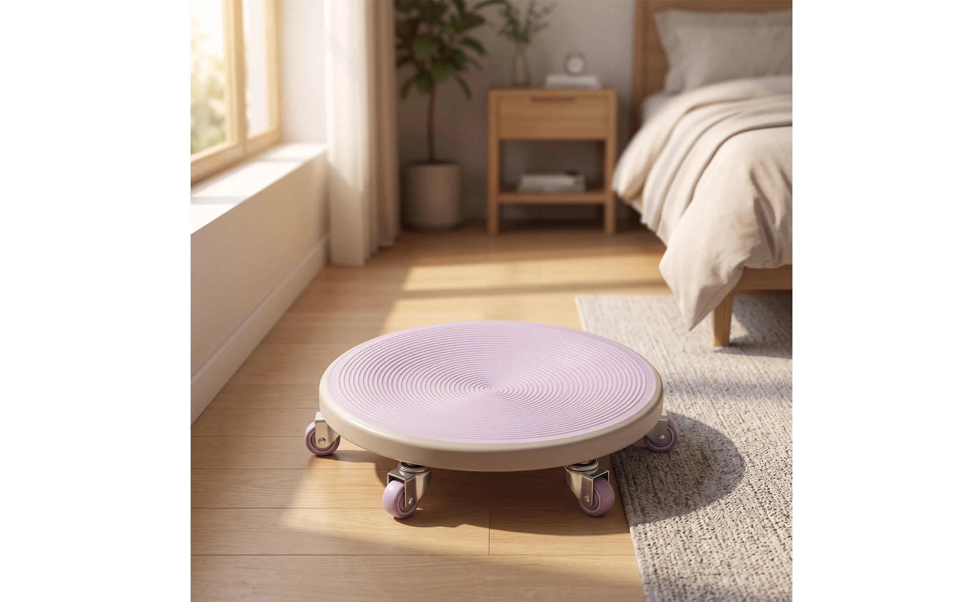 Abdominal Exercise Slider Board Portable Ab Roller Board Fitness Equipment Compact Stable for Beginners, Home Gym, Living Room