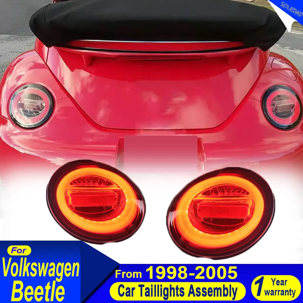 Car Styling taillight for VW Beetle Tail Lights 1998-2005 Beetle Tail Light DRL Rear Lamp Turn Signal Reverse Brake Accessories