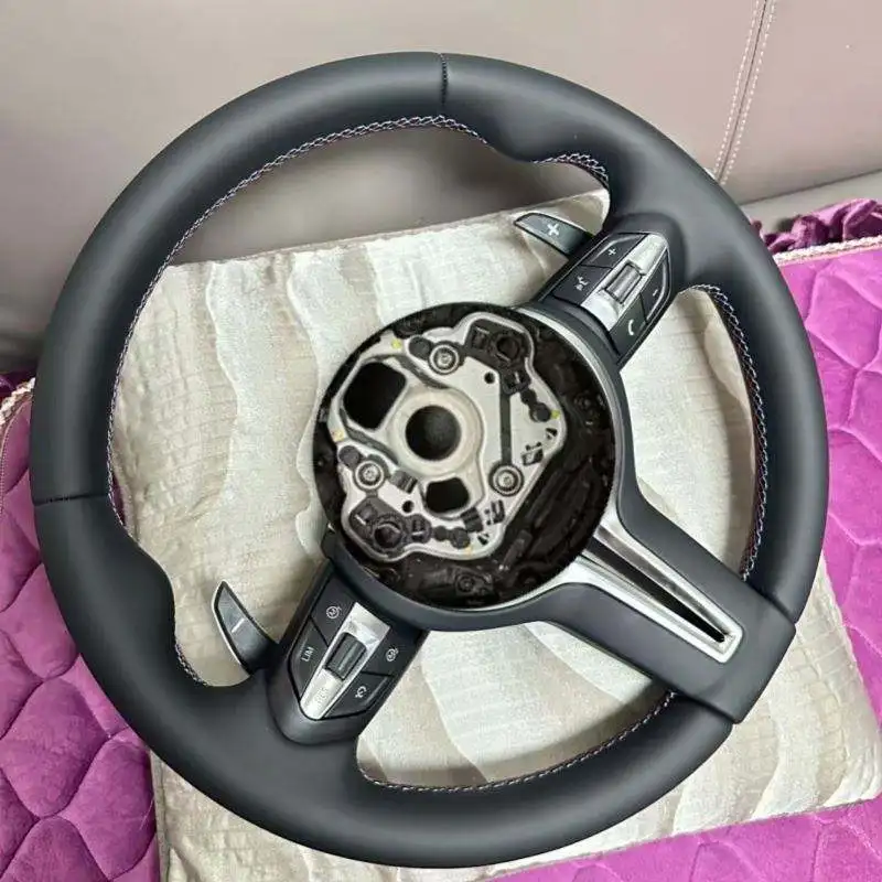 Quick Delivery For BMW F30 F31 F32 F35 F36 F48 F52 F01 F02 F03 F10 F11 F13 F15 F16 F20 F21 Hot Selling Leather Steering Wheel