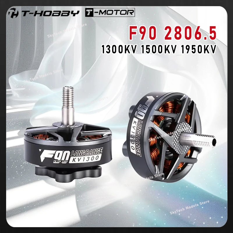 

T-MOTOR T-HOBBY F90 2806.5 1300KV 1500KV 1950KV 5-6S Brushless Motor for 5/6/7 Inch RC Multirotor Models