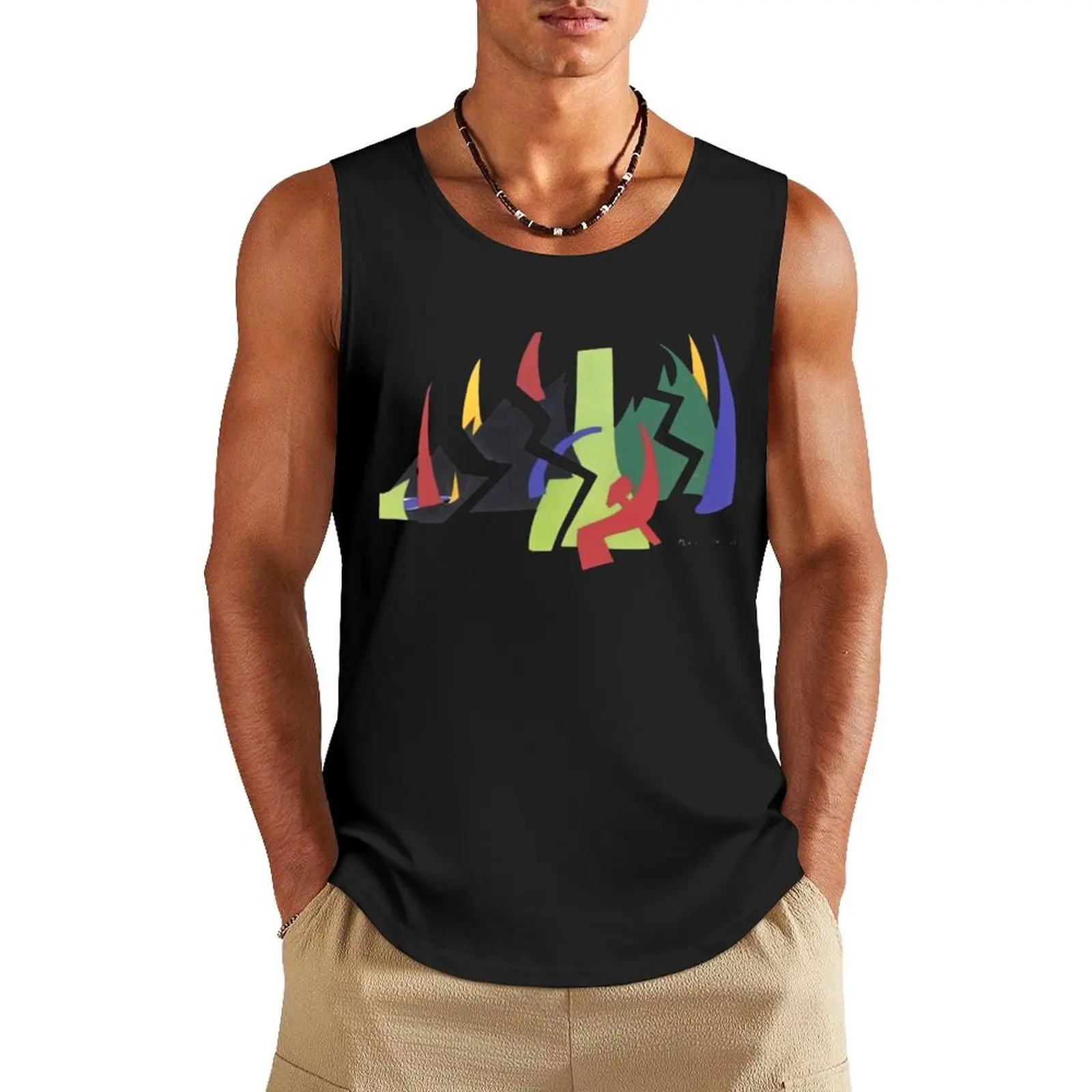 

Henry Cow Western Culture Tank Top Sleeveless T-shirt Sports clothing