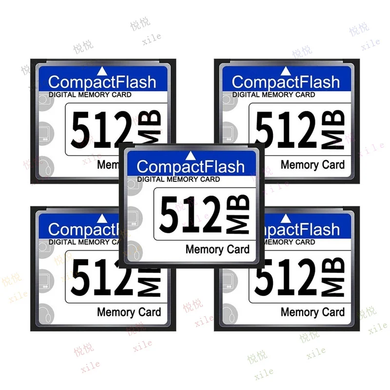 L+ 5Pcs 512MB Compact Flash Card CF Memory Card for Camera MP3 Video Player PC