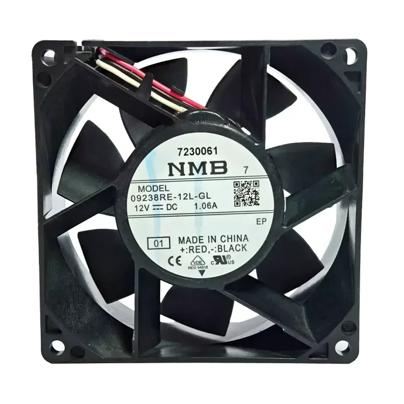 For NMB new original genuine 09238RE-12L-GL 12V 1.06A 9238 inverter fan