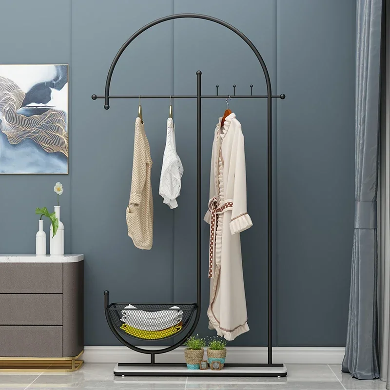 Modern Portable Coat Racks Metal Display Nordic Organizer Storage Coat Racks Space Saving Clothes Perchero Trendy Furniture