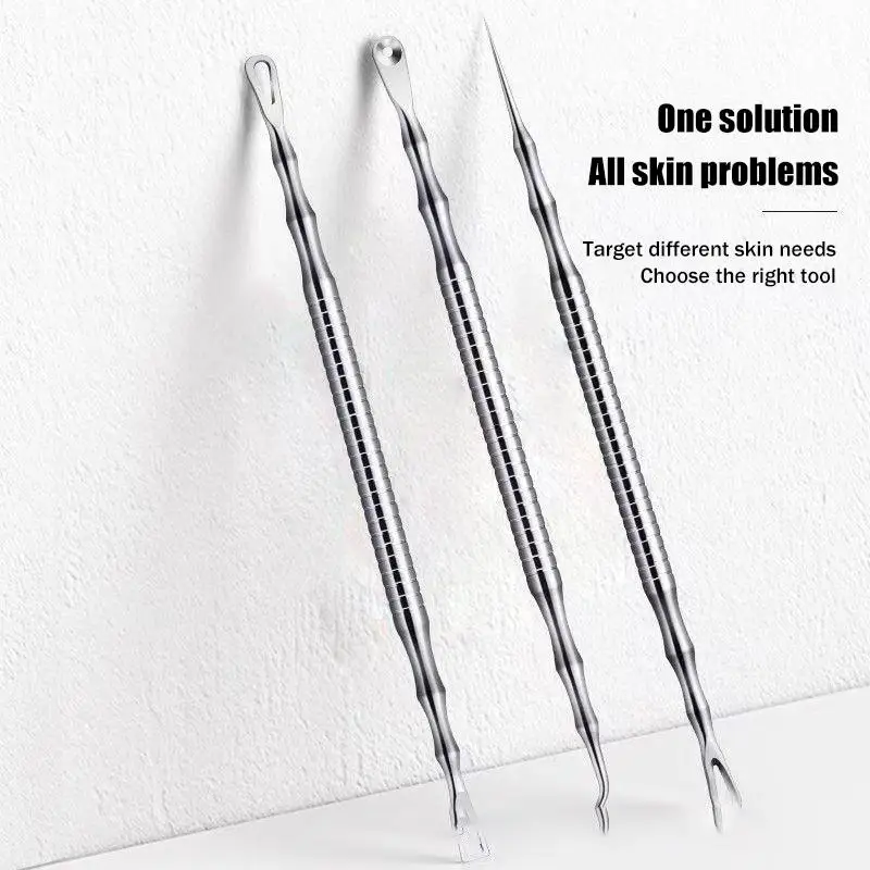 Blackhead Removal Needles Pimples Clip Tweezers Beauty Artifact Blemish Extractor Remover Tool