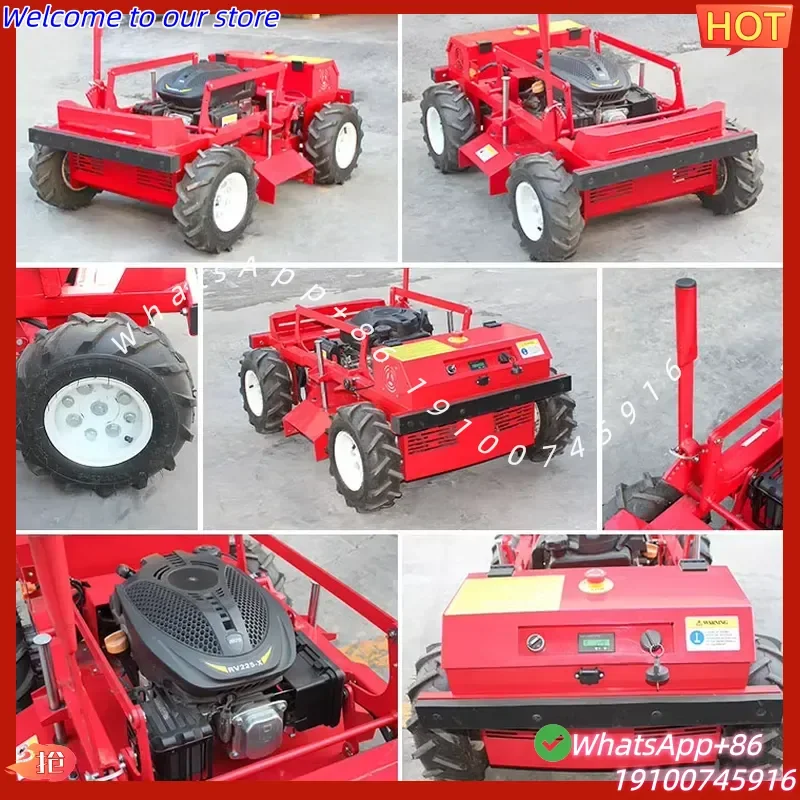 2026Hot New System Automatic Grass Cutter Portable 4-Stroke Petrol Powered Self Propelled Lawn Mowers