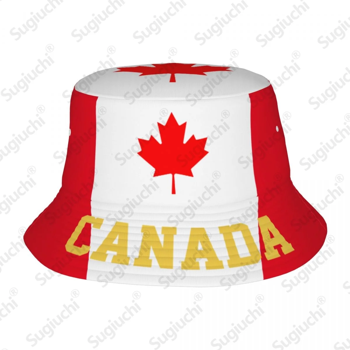 2026 Canada Socce 3D Flag Men Women Bucket Hat Outdoor Sun Protection Cap Breathable Mesh For Fisherman Camping Hiking