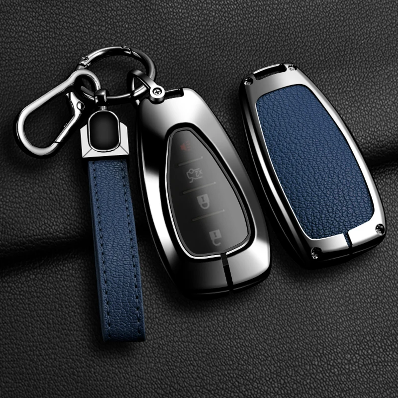 Funda Protectora de Metal para Llaves de Auto Chevrolet Onix, Equino, Orlando, Cruze, Spark, Sonic, Camaro, Volt, Bolt, Trax, Malibu, Blazer