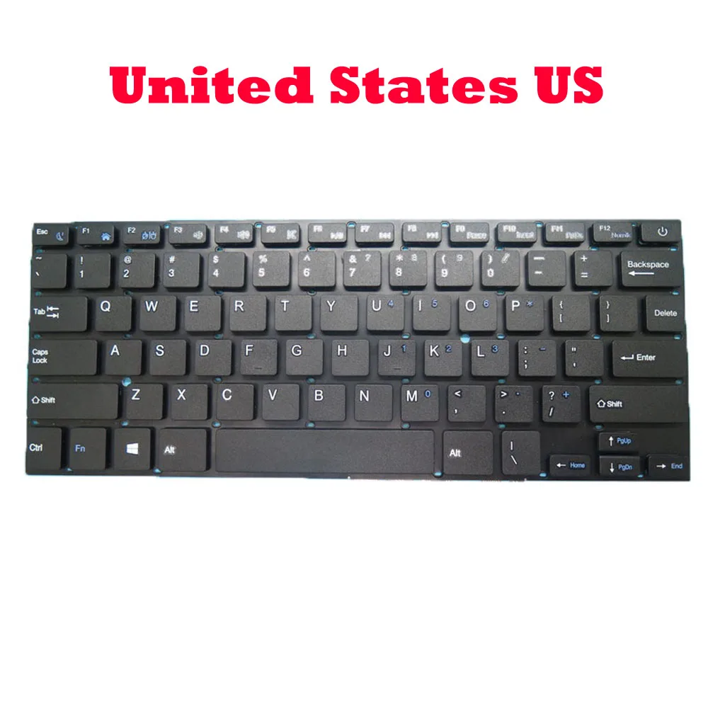Laptop V700 Keyboard For Dere KT105 KT103 KT106 KT109 V700 0280JJ NB92-16 342808054 S84 13.3' English US Black NO Frame New