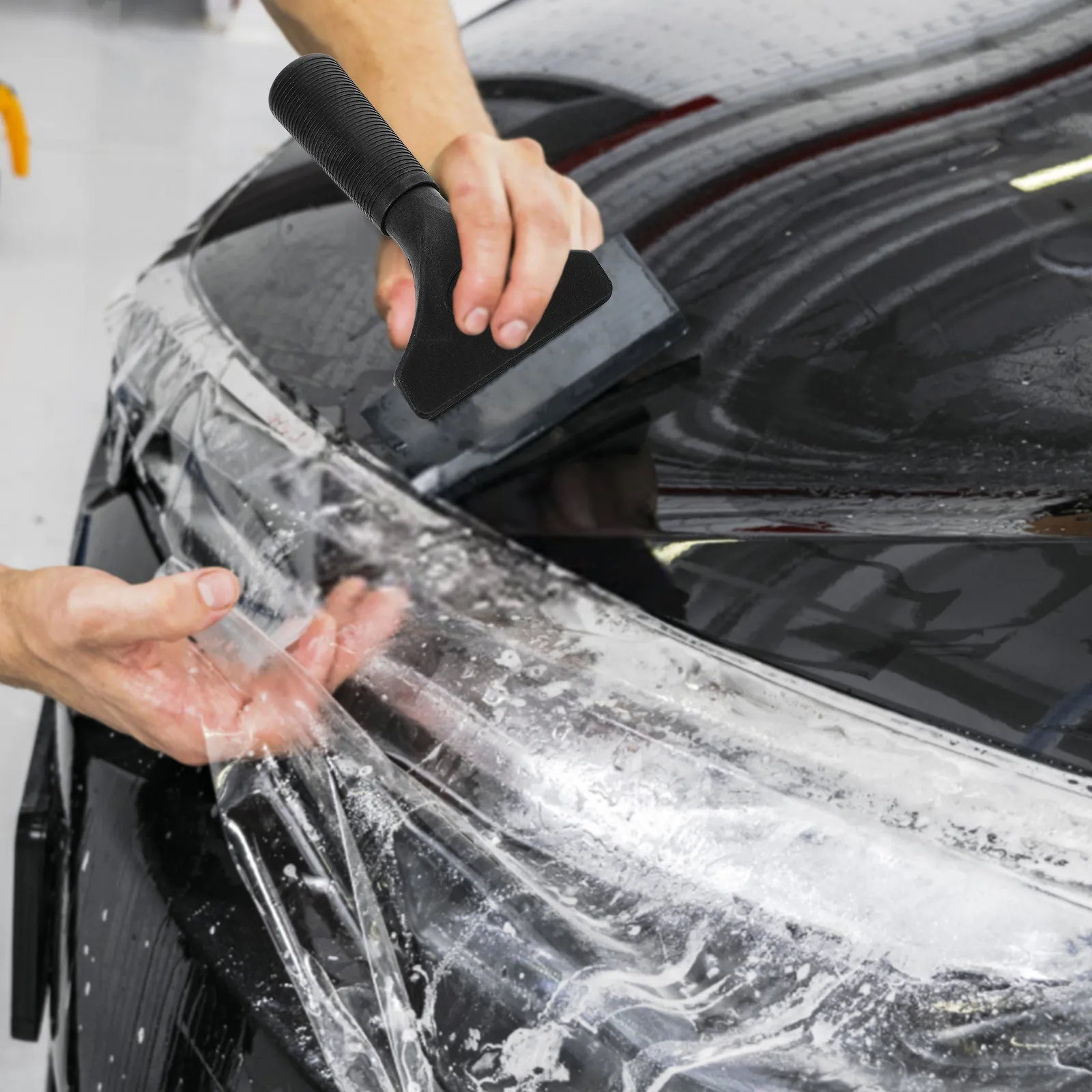 Car Film Scraper Plastic Handle Smooth Edge Auto Film Wrap Window Tint Squeegee Car Sticker Mounting Tool Vehicle Vinyl Wrapping