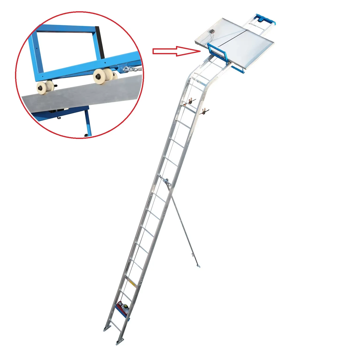 

TLF High Qulity Electric Ldder Lift Wll Mounted Crgo Goods Elevtor for Industril Wrehouse Working Inclined Roof for Hoist