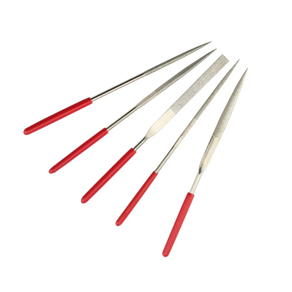 เพชรเข็ม10PC 140มม.เข็มชุด Alat Tukang สำหรับแก้วเซรามิคอัญมณีหินงานอดิเรกและงานฝีมือ