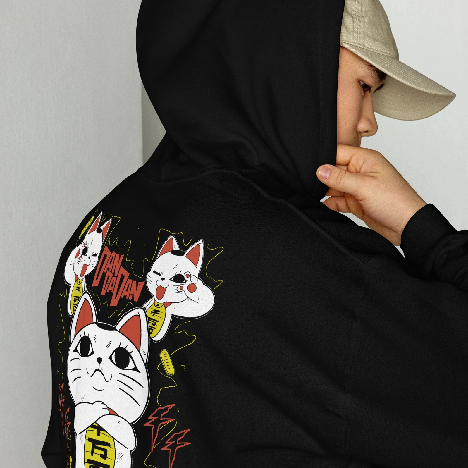 Y2K شارع العليا الساخن بيع أنيمي الهيب هوب الشارع ارتداء هوديي عالية الجودة طباعة هوديي مريحة أعلى للجنسين #3