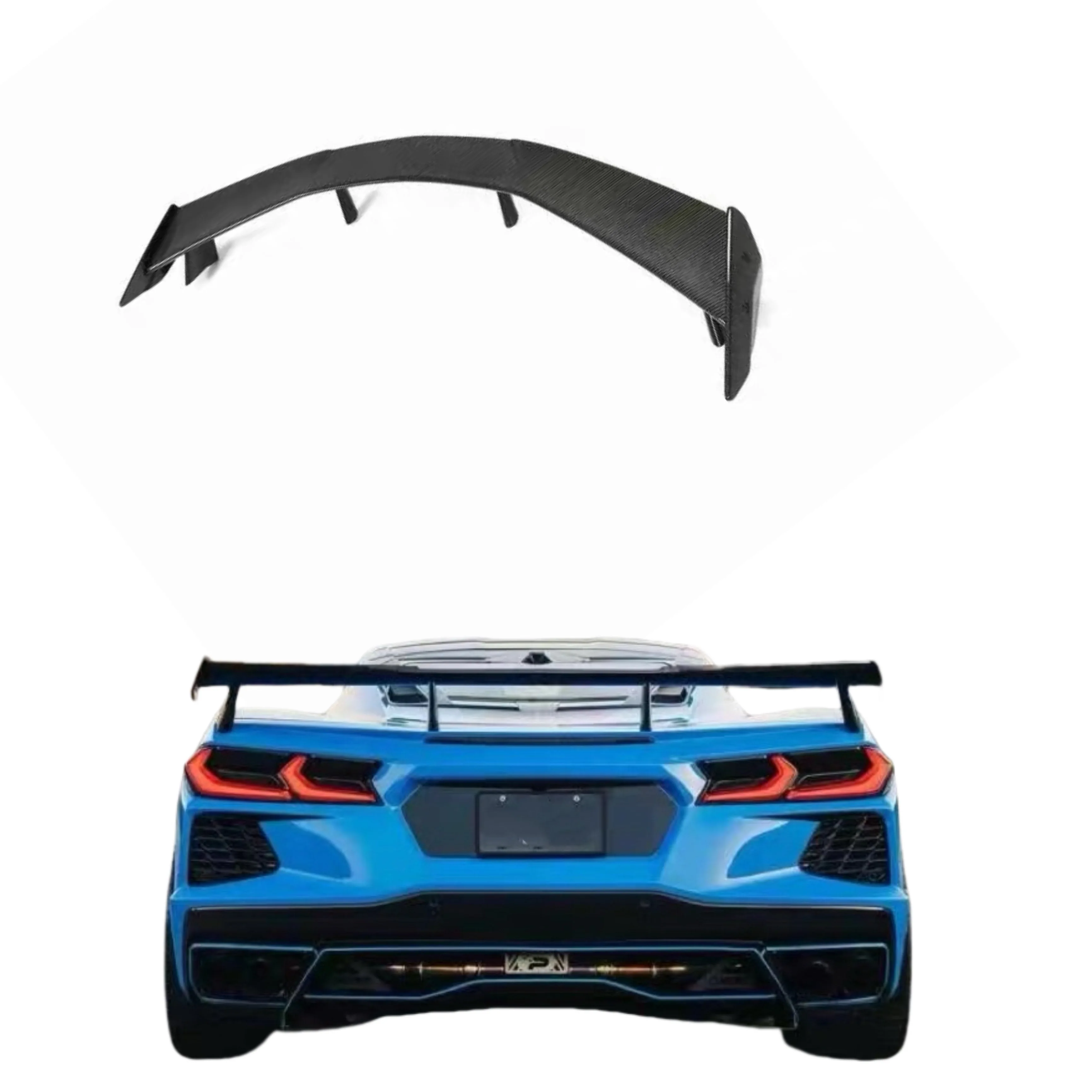 

Carbon Fiber Rear Trunk Wing for Chevrolet Corvette C8 Z06 Carbon Fiber Wing