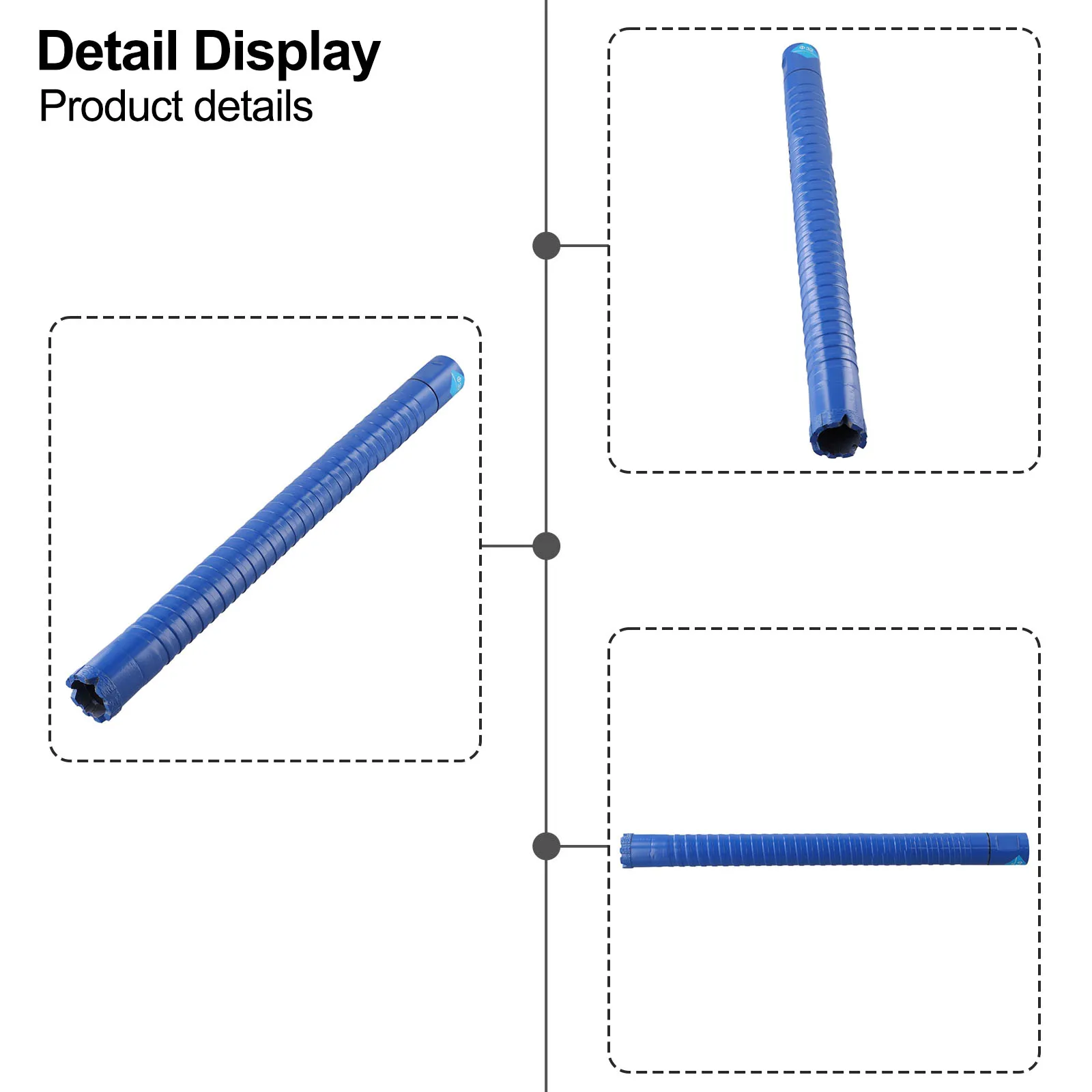

370mm Core Drill Hole Opener Drill Bit Versatile Applications Easy Mounting High-Quality Emery Sturdy Material