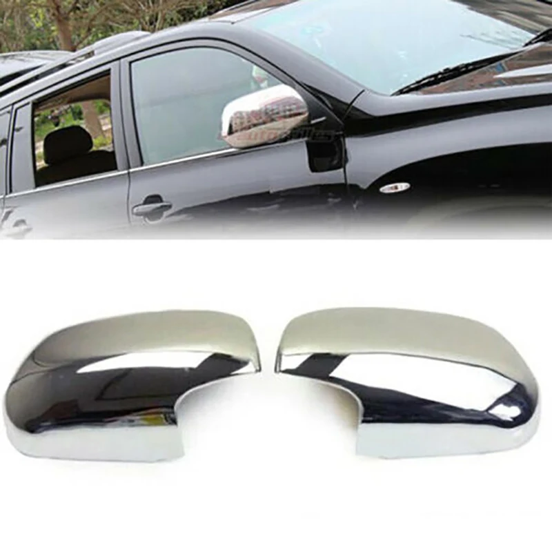 ABS Chrome Side Wing Mirror Door Handle Cover for Toyota RAV4 2009-2012 Trim Rear View