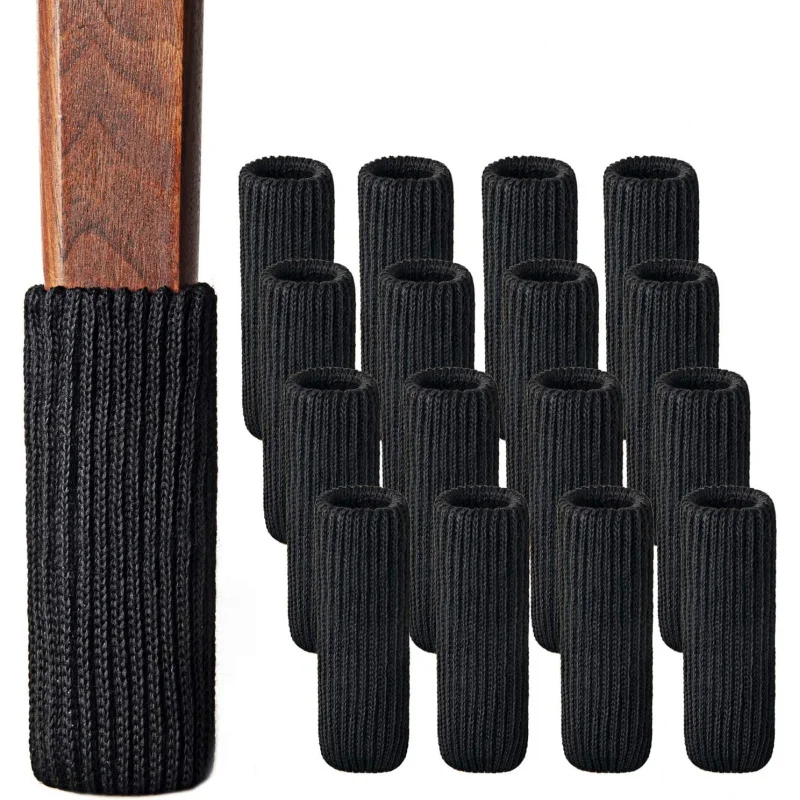 Chair Leg Protectors Hardwood Floors, High Elastic Knitted Non Slip No Scratch Noise Furniture Socks, Suitable Most Roun