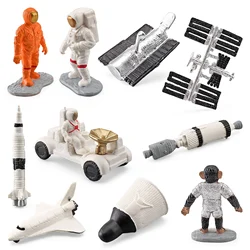 10pcs Miniature Astronaut Action Figures Model Set Lunar Probe Space Vehicle Desktop Decor Ornaments Toy Gifts For Boys And Girl