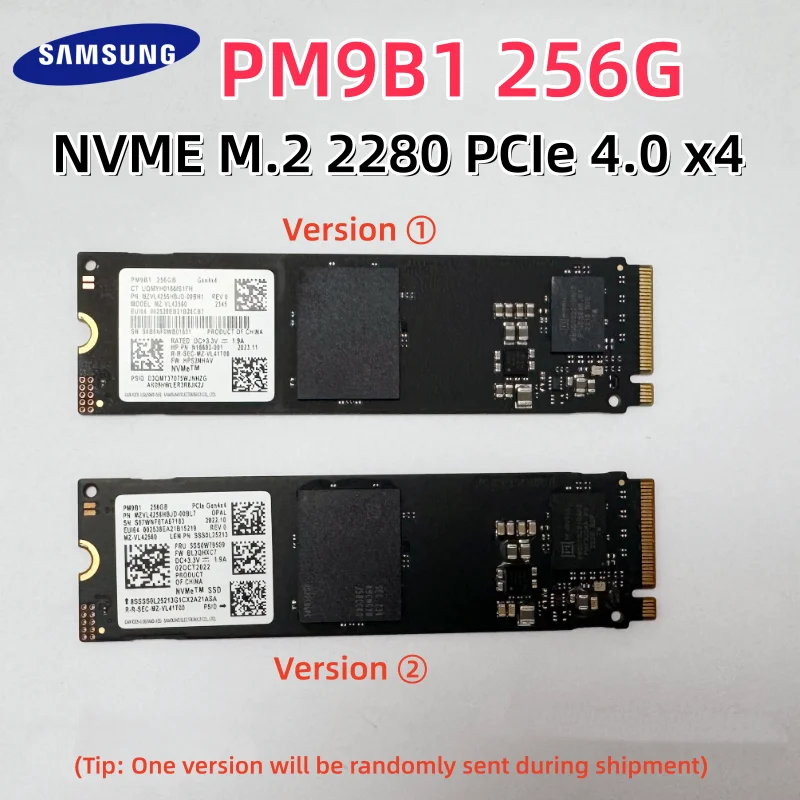 Samsung SSD PM9B1 256G M.2 2280 PCIe 4.0 x4 NVME protocol solid