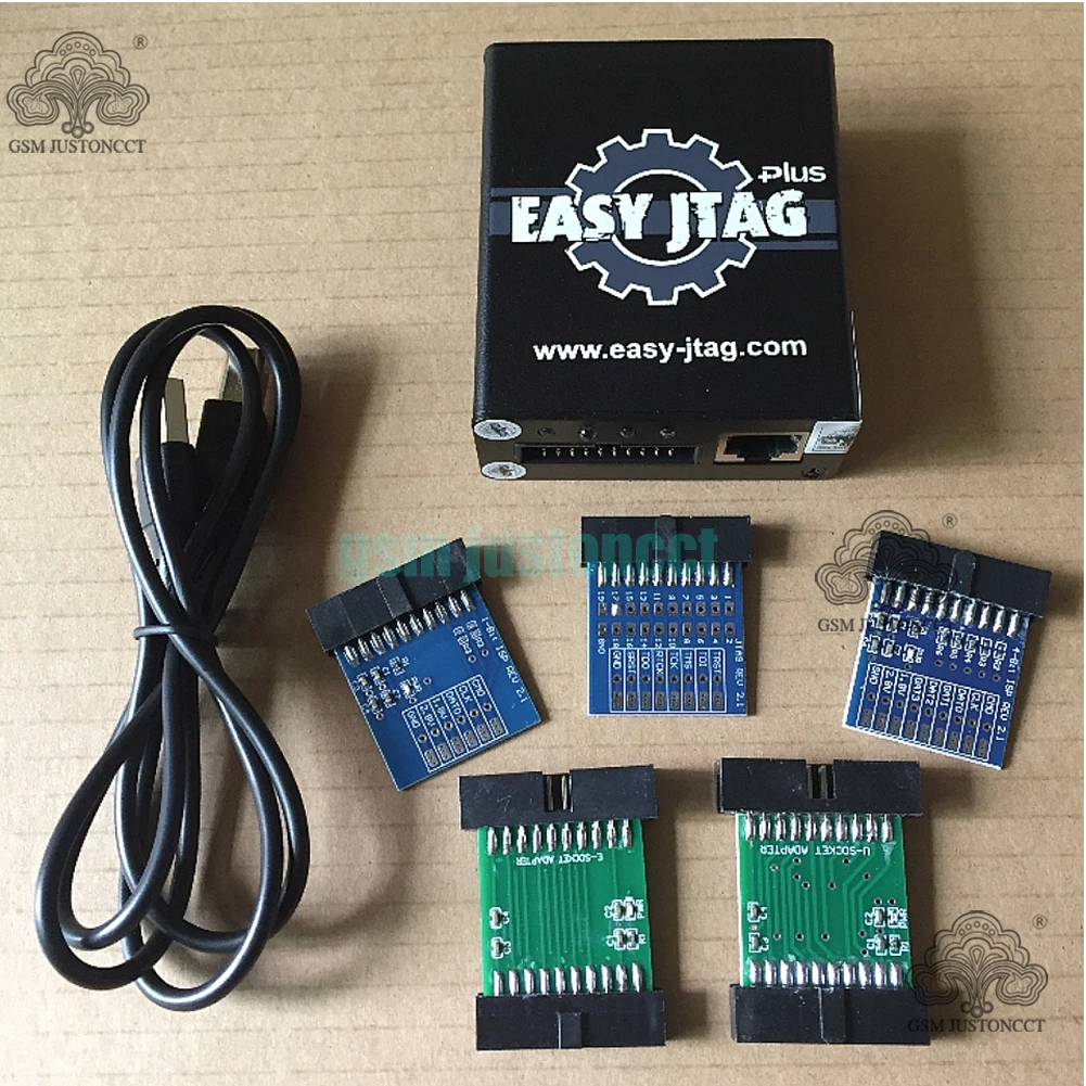 Z3X Easy Jtag Plus Box, ICFRIEND E-MATE EMMC BGA, 13 in 1 Socket and ISP Adapter, Original New Version