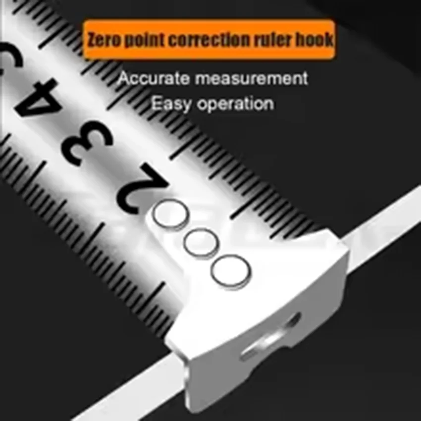 Anti Drop Stainless Steel Tape Measure Heavy Duty Rugged 3 5 7.5 10 Meter for Home Site DIY Flexible Retractable Measuring Tool