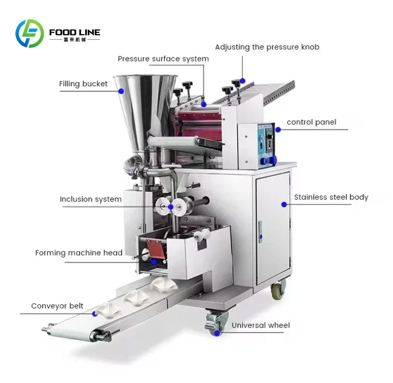 High‑output Spring Roll & Dumpling Maker Commercial Automatic Stuffed Pastry Processing Machine