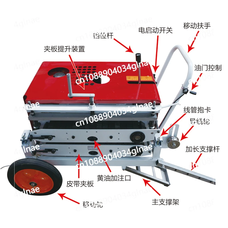 Fiber Optic Cable Traction Machine Pulling Fiber Optic Cable Release Tugging Machine