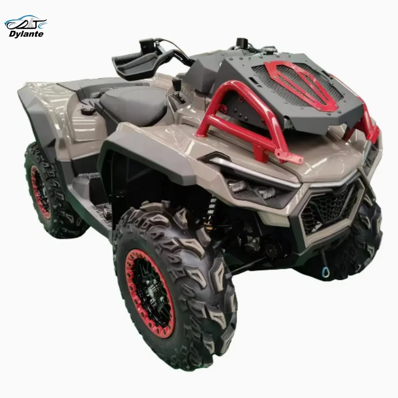 

High Quality 4WD Minimalist Adventure Vehicle 1000cc Adult Off-Road Quad Bike ATV Heavy Duty Sport ATV With Tow Hook