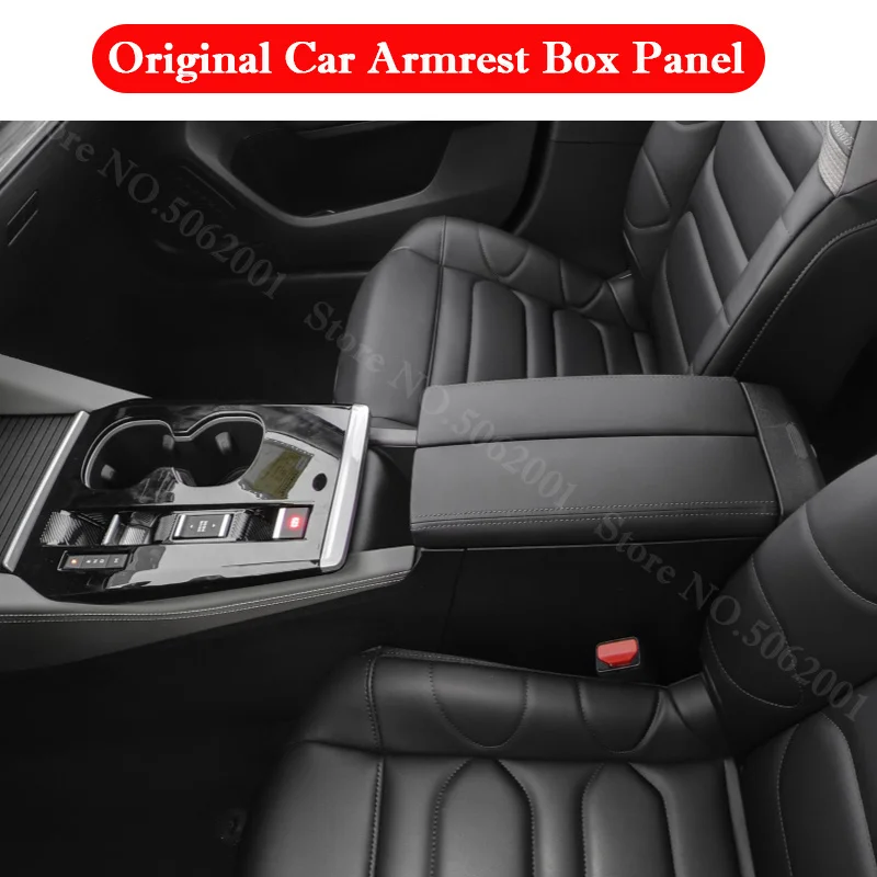 Für Citroen C5X C5 AIRCROSS Leder Auto-Armlehnenbox-Abdeckung Verschleißfeste Mittelkonsolen-Abdeckung Innenraumschutz Auto-Zubehör – Detail 3