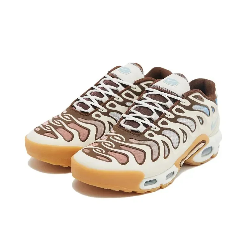 Nike Air Max Plus TN Brown Fashion Men Running Shoes Air Cushion Anti-Slip Hard-Wearing Sports Sneakers FD4290-001