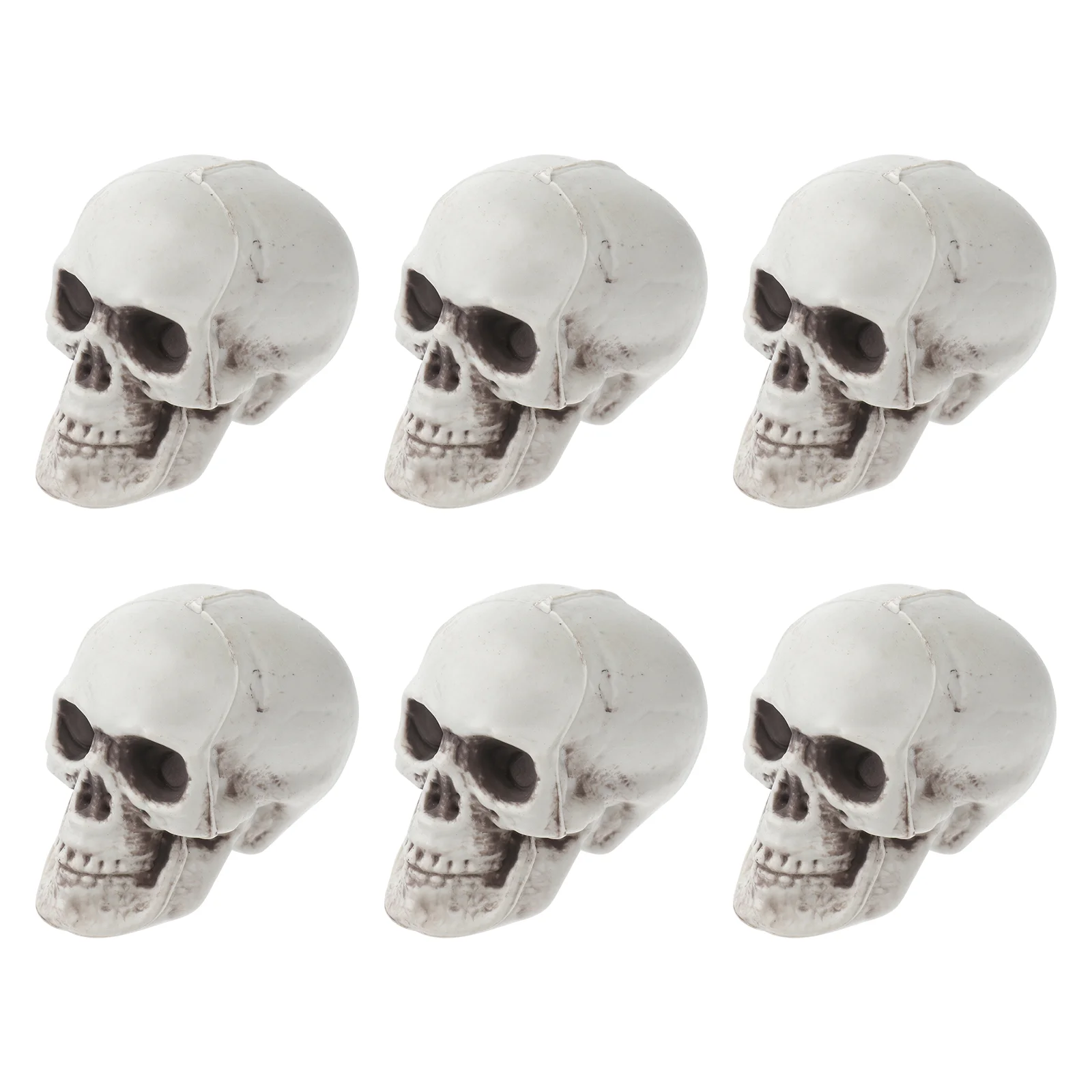 6 Pcs Props Home Decoration Spider Web Halloween Party Decorations Skull