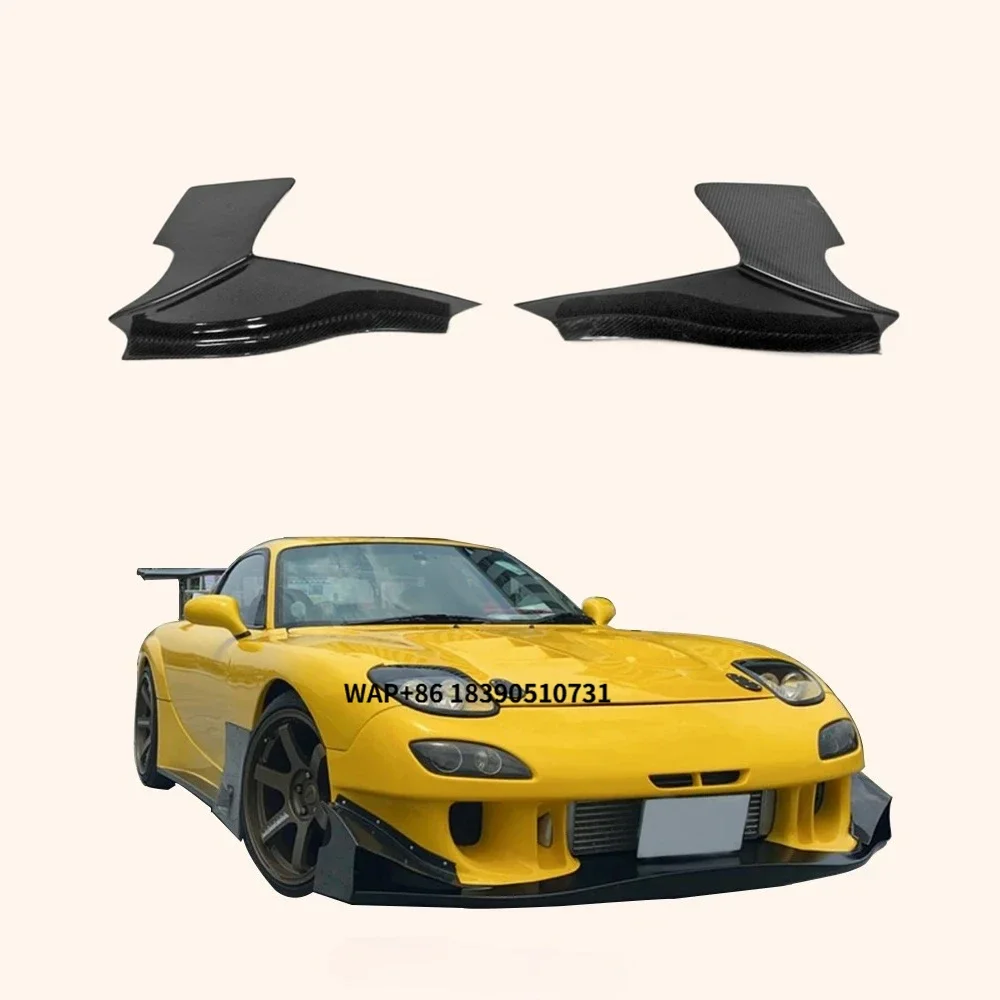 

Car Body Kit Canard Fin for RX-7 RX7 FD FD3S (RE-GT Bumper Only) Carbon Fiber Front Bumper Canard
