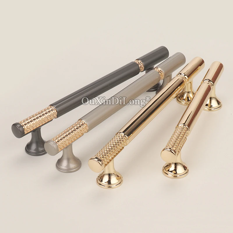 

New Arrival 4PCS Solid Zinc Alloy Luxury Furniture Handles Drawer Pulls Cupboard Wardrobe Kitchen TV Wine Cabinet Pulls Knobs