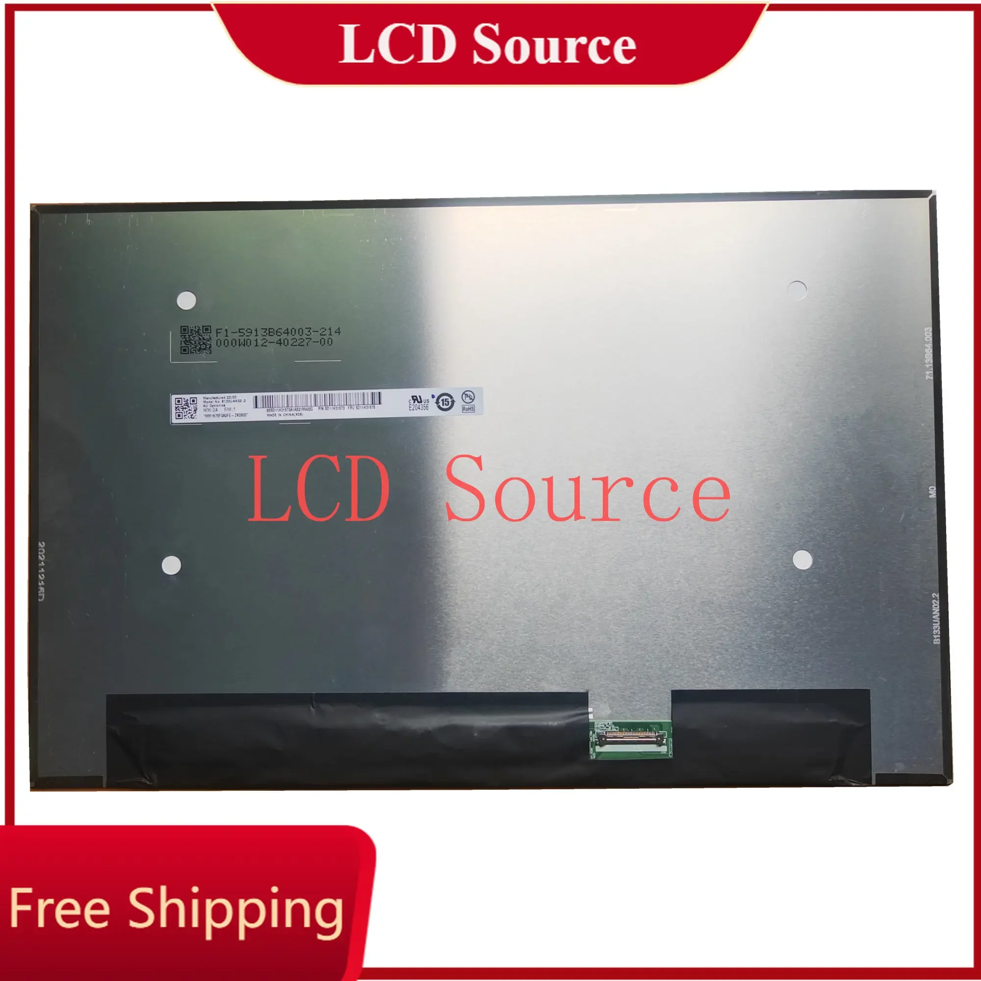 

B133UAN02.2 Panel Matrix Replacement 13.3''inch Laptop LCD Screen