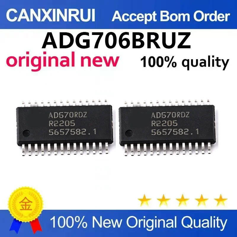 (5pcs-100pcs)Brand new original ADG706BRUZ-REEL7 analog switch/multiplexer IC TSSOP-28