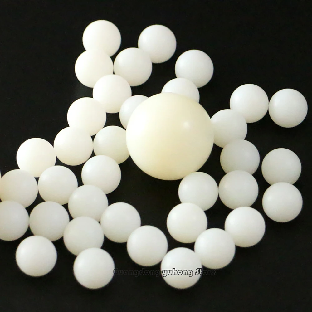 Self Lubricating Low Friction Wear Resistant PP Bearing Balls Chemical Resistant Spheres For Auto Slide Rail Diaphragm Pump