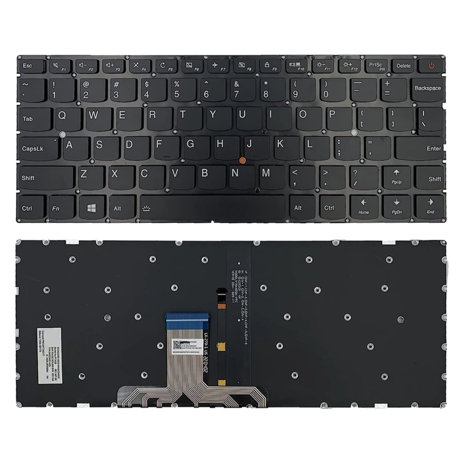 For Lenovo IdeaPad 710S-13IKB 710S-13ISK US Version Laptop Keyboard