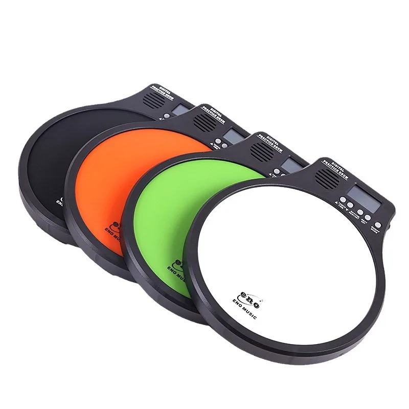 

Eno EMD40 Dumb Pad Set Drum Electronic 12 Inch Dumb Pad with Beat Counter Dumb Pad Set