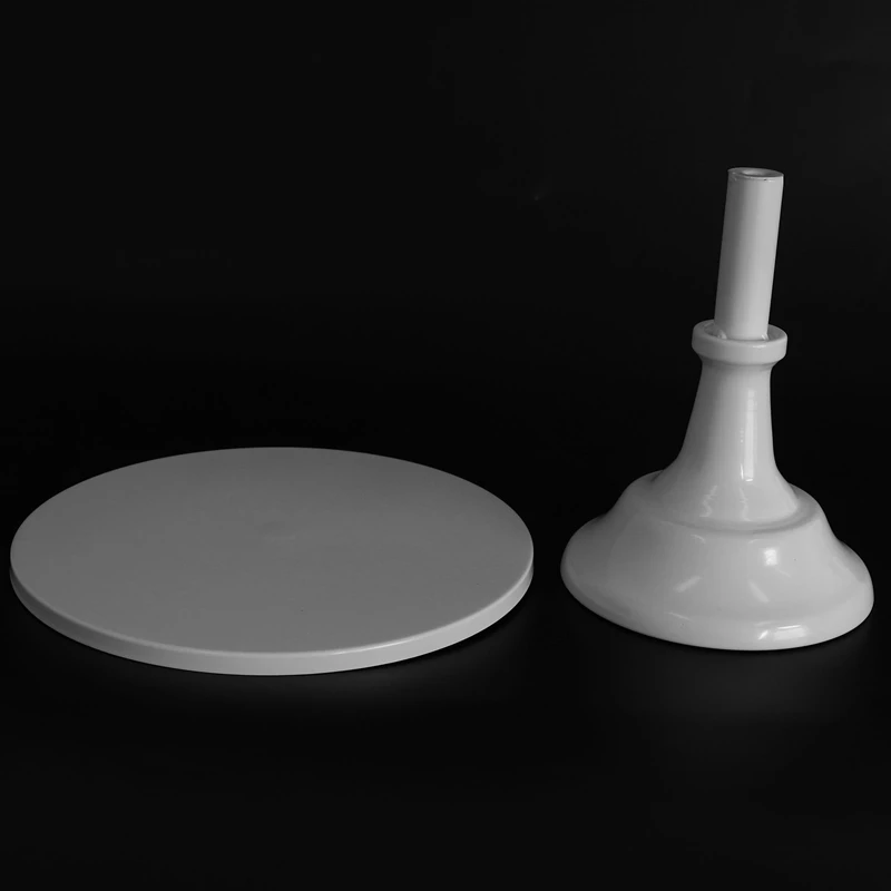 New Metal Iron Cake Stand Round Pedestal Dessert Holder Cupcake Display Rack Bakeware White Birthday Wedding Party Decoration