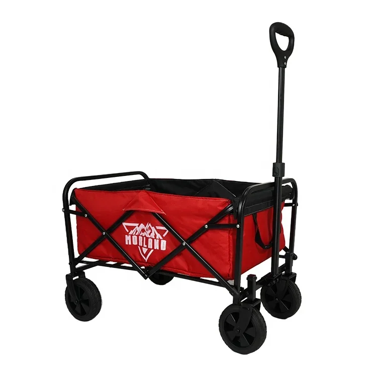 Utility Collapsible Picnic Camping Wagon Kids Outdoor Folding Camping Garden Cart Wagon