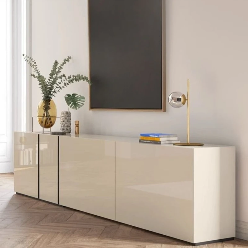 

New Italian simple dining side cabinet minimalist living room wall locker side cabinet porch cabinet bedroom locker