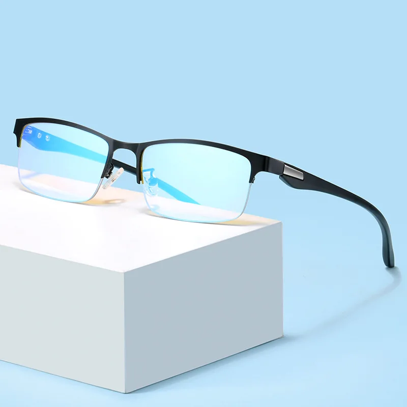 Red-green-blind Color-weak Glasses Men Women Transparent Correction for Color-defining TR90 Ultra-light Business Half-frame